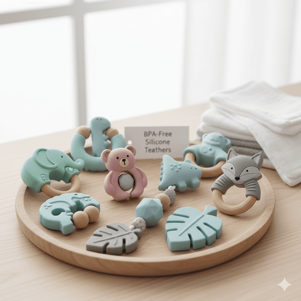 Safe Relief for Growing Smiles: The Craft of Silicone Baby Teether Manufacturing