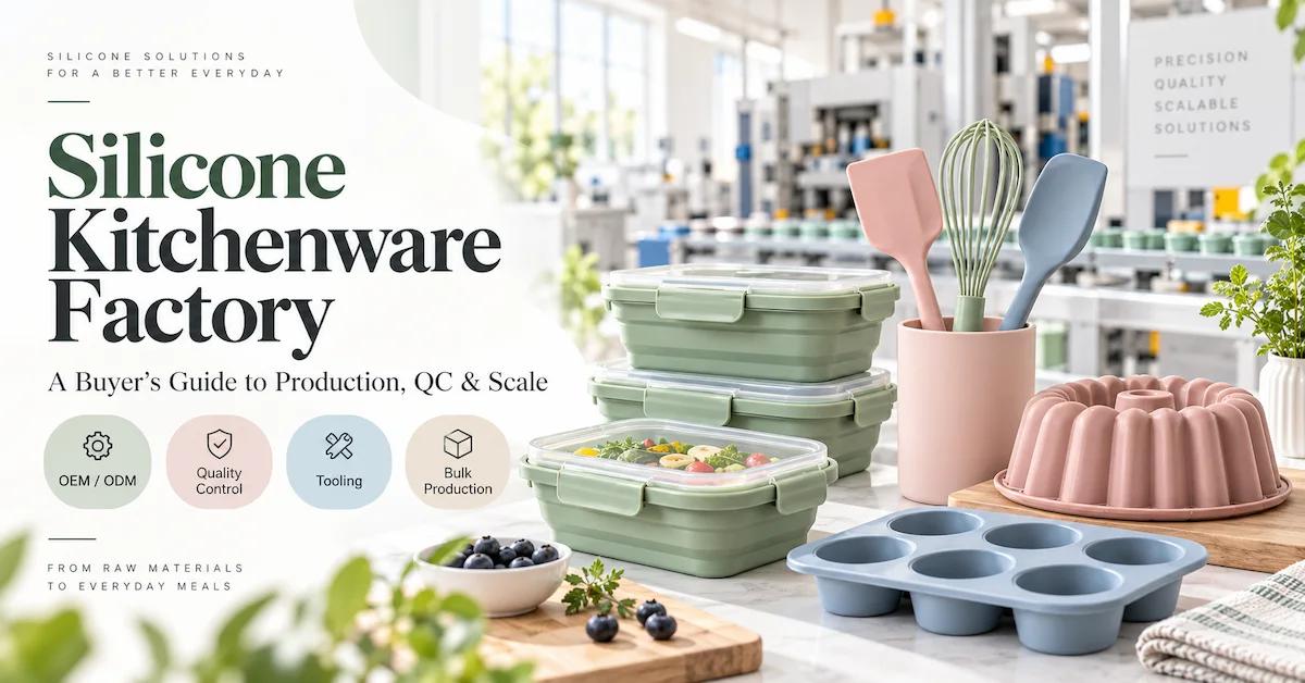 Silicone Kitchenware Factory Audit: How Buyers Verify Production, QC, and Scale Before Bulk Orders